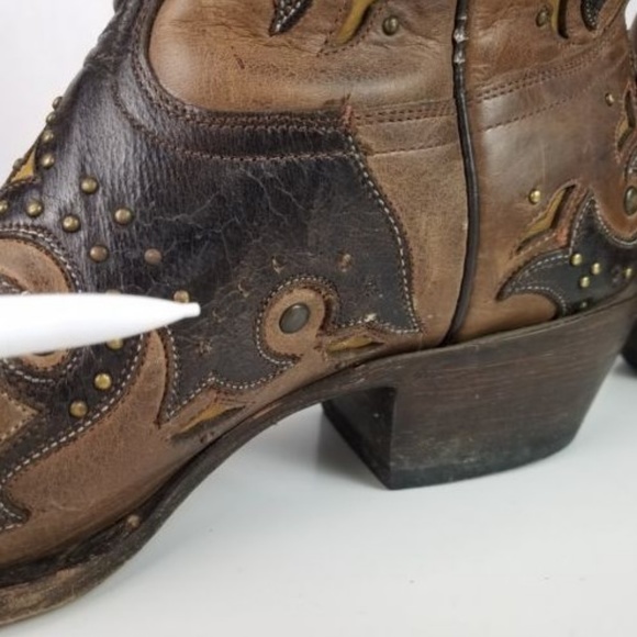 Lucchese 1885 Fiona Studded Western Cowboy Boots - Picture 8 of 8